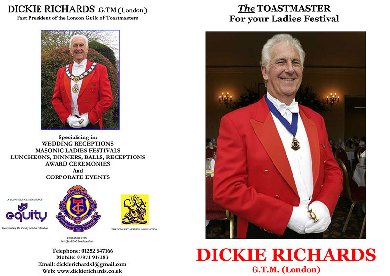 Dickie Richards Toastmaster